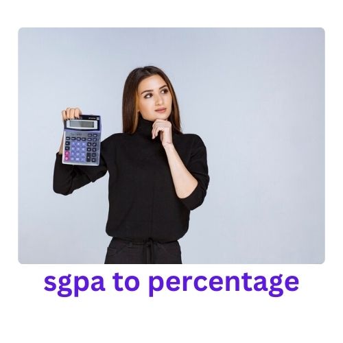 Sgpa To Percentage Calculator